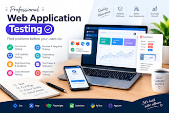 professionally test your website or web application
