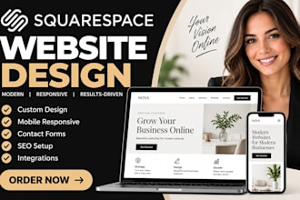 a professional squarespace website for your business