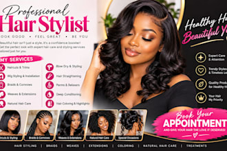 be your professional hair stylist for flawless custom styles