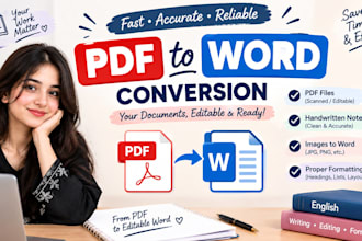 convert PDF to editable word document