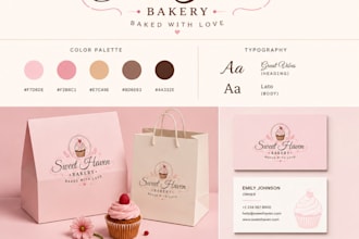 simple brand identity package