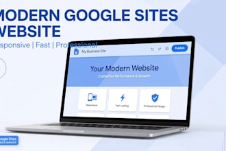 create a professional google sites business website
