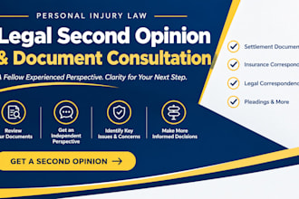 provide an experienced second opinion on your personal injury
