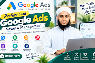setup and manage google ads campaigns for your business
