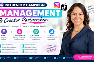 manage your influencer marketing campaign and creator partnerships