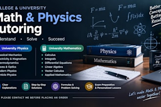 help you study math and physic