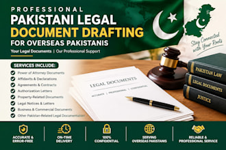 draft legal documents for overseas pakistanis