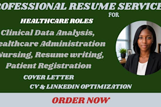 do a professional healthcare resume  for doctor and nursing