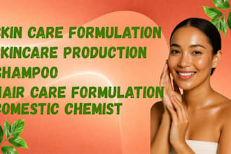 create a professional cosmetic formulations for your brand