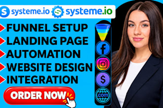 build systeme io sales funnel, systeme io landing page, systeme io website