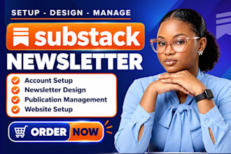 set up substack account design substack newsletter manage substack publication