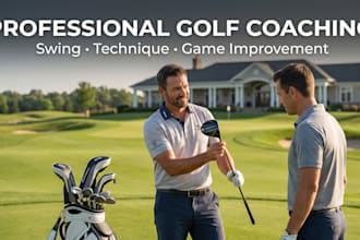 provide professional golf coaching to improve your swing, technique, and game