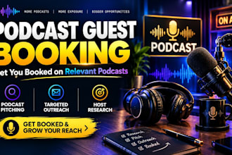 do podcast pitching and get you booked as a guest on podcasts