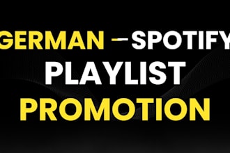 do spotify german music playlist, uk, USA spotify music promotion