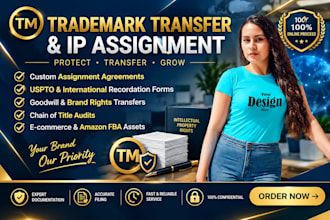 draft trademark transfer assignment agreements and ip assignment documents