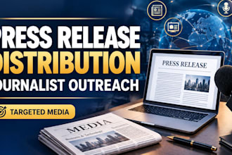 provide press release distribution and journalist outreach for media coverage