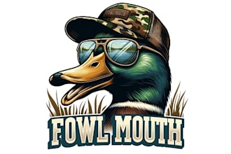 design high quality duck logo with unlimited revision