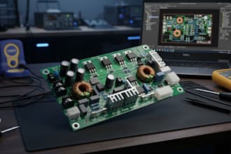 design high voltage  power supply pcb, dc dc converter and voltage regulator