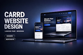 design carrd landing page, carrd landing page, redesign carrd website