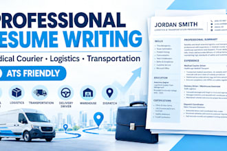 write professional medical courier resume logistics healthcare resume