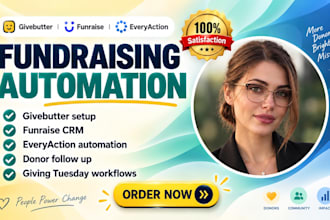 setup givebutter funraise everyaction donor crm fundraising automation