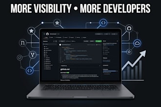 organically promote your github project to boost  visibility