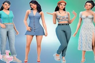 create and fix sim 4 cc, mods, custom sims and clothing