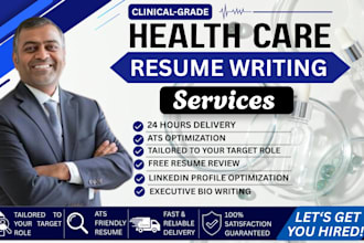 write an ats friendly healthcare and nursing resume