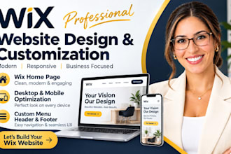 wix home page,wix website desktop mobile optimization,custom menu header footer