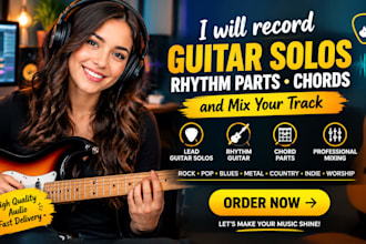 provide medicare leads guitar solo auto part rhythm recording chords parts mix
