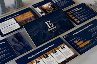 design or redesign professional business presentation slides