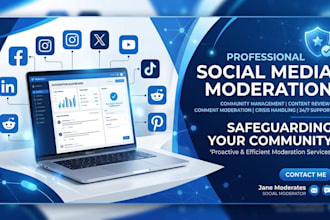 be your professional social media moderator