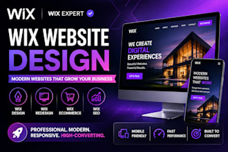 wix website design wix redesign wix website development expert wix landing page