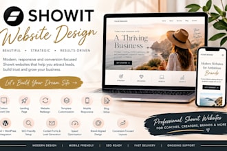 showit website design showit website redesign showit design showit website