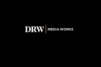 design media company launch logo