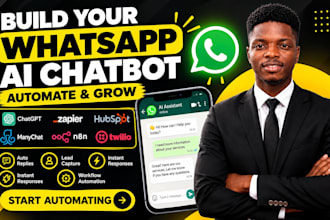 whatsapp ai chatbot meta cloud api wati twilio 360dialog openai automation n8n