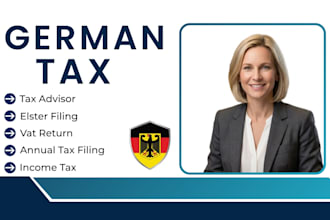 prepare your german tax return, einkommensteuer and vat return