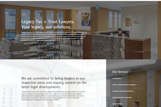 design wix estate planning attorney website law firm trust probate lawyer site