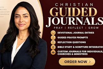 create heartfelt christian guided journals with prayers and reflections