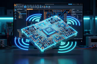 do wireless iot pcb design and hardware prototyping in kicad or altium
