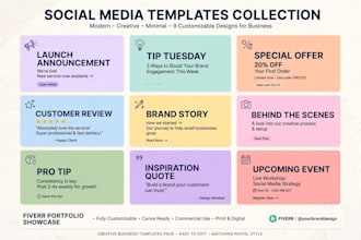 do social media management and canva post design
