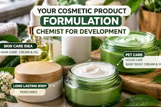 be your cosmetic product formulation expert
