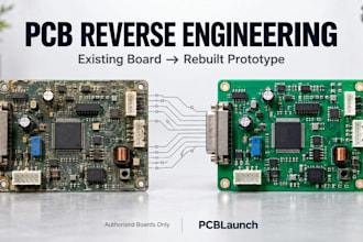 reverse engineer rebuild and reproduce your pcb