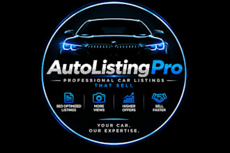 write a professional car listing for your vehicle