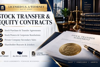draft private company stock transfer contracts  agreements