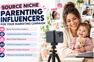source niche parenting influencers for your marketing campaign