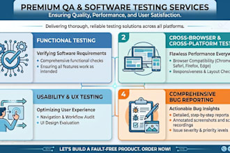 do QA software testing and manual testing specialist