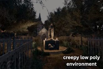 do psx horror ps1 ps2 low poly environment retro horror maps
