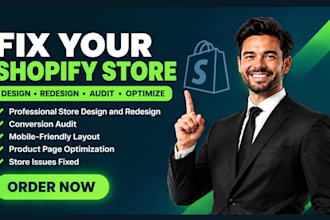 optimize your shopify store audit and fix your shopify website to launch online