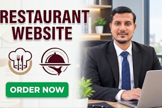 create restaurant, food, cafe website, online ordering and SEO
